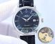 High Replica Rolex Datejust Watch Black Face Leather strap Rounded Bezel  40mm (2)_th.jpg